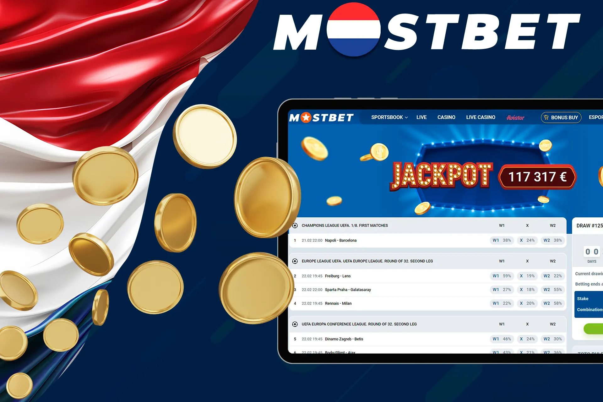 Got a jackpot playing in Mostbet TOTO